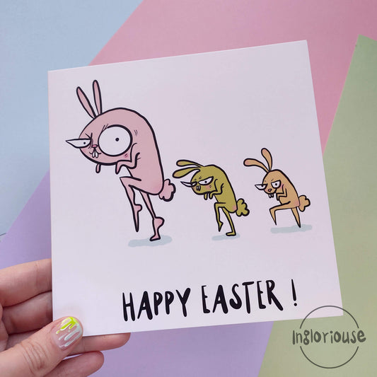 Funny Easter card (15x15cm with envelope)