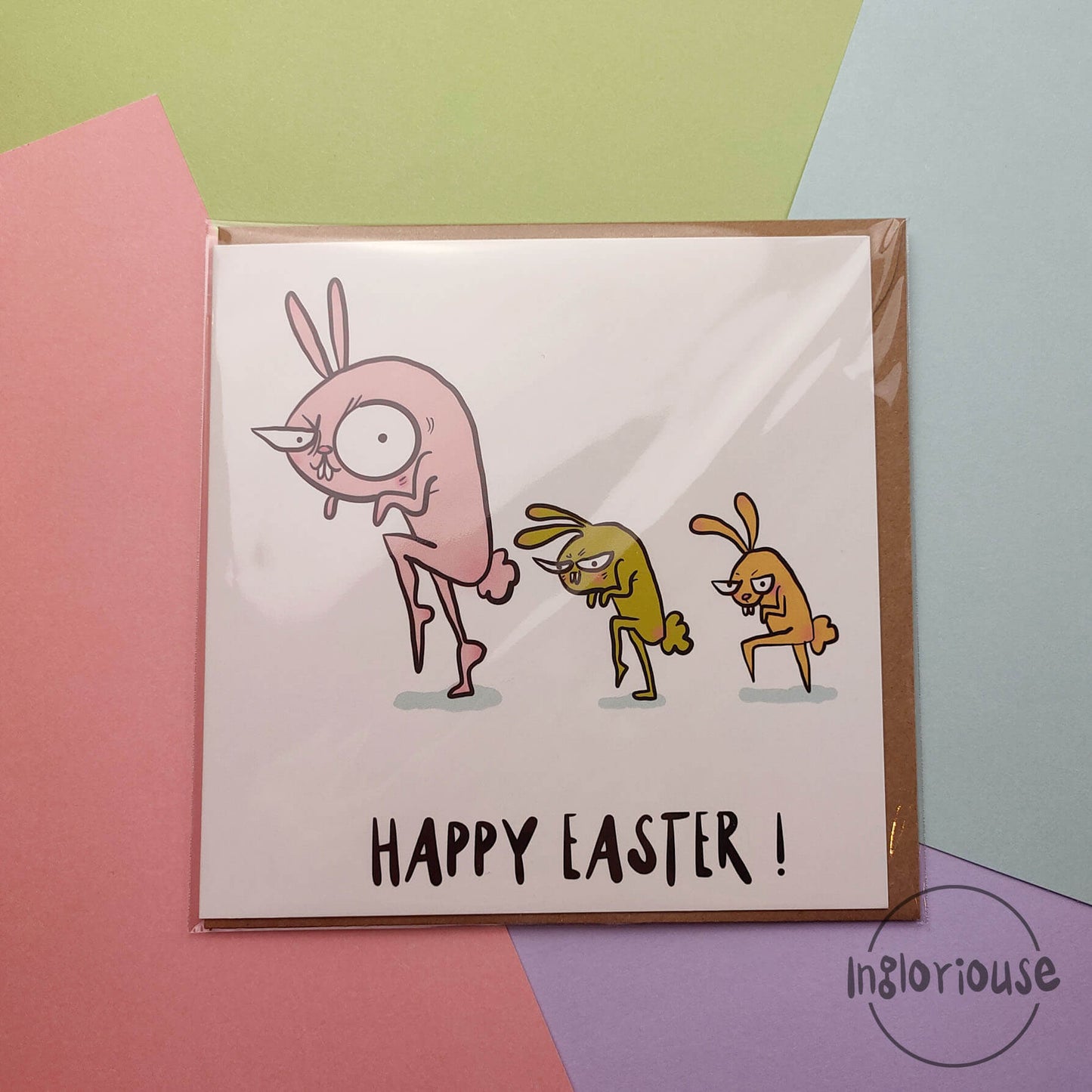 Funny Easter card (15x15cm with envelope)