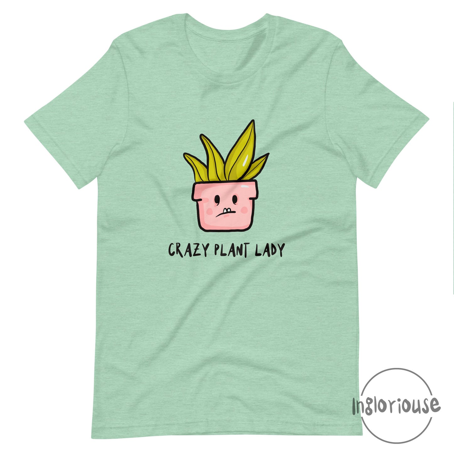 Crazy plant lady t-shirt - Mint, Unisex