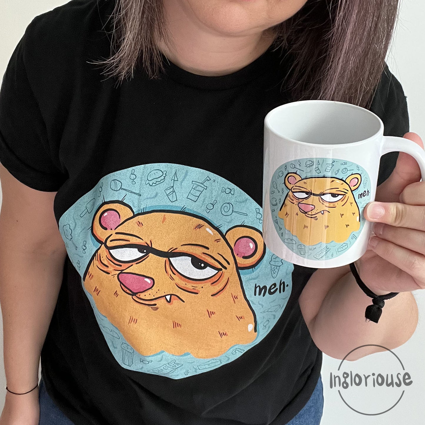 Grumpy mug - Meh bear (11oz)