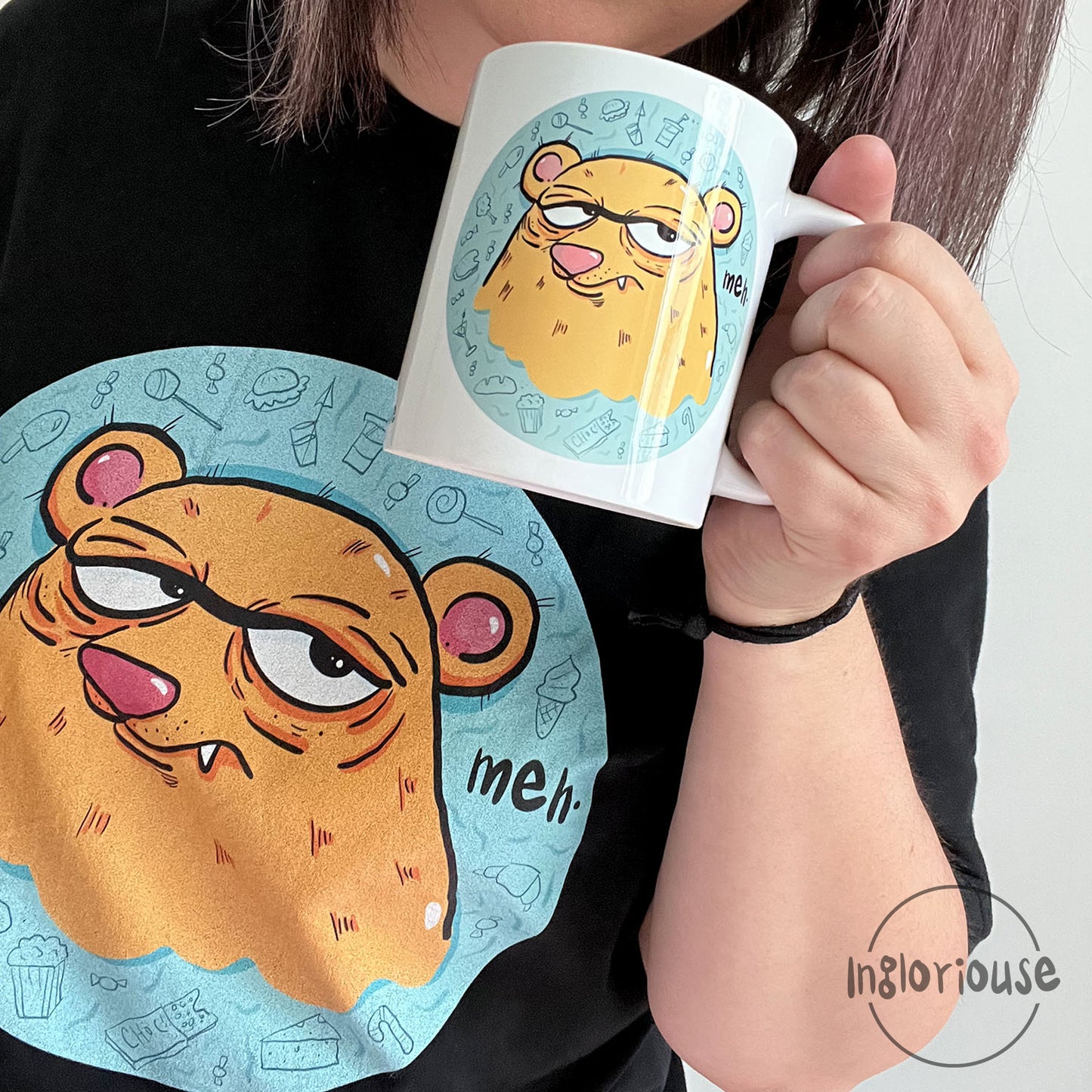 Grumpy mug - Meh bear (11oz)