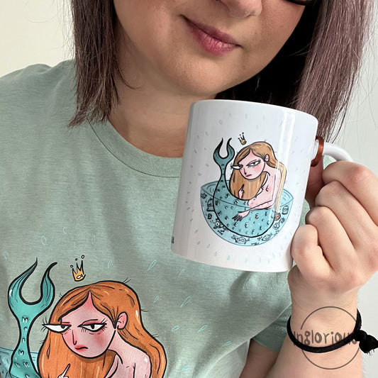 Rude mermaid mug (11oz)