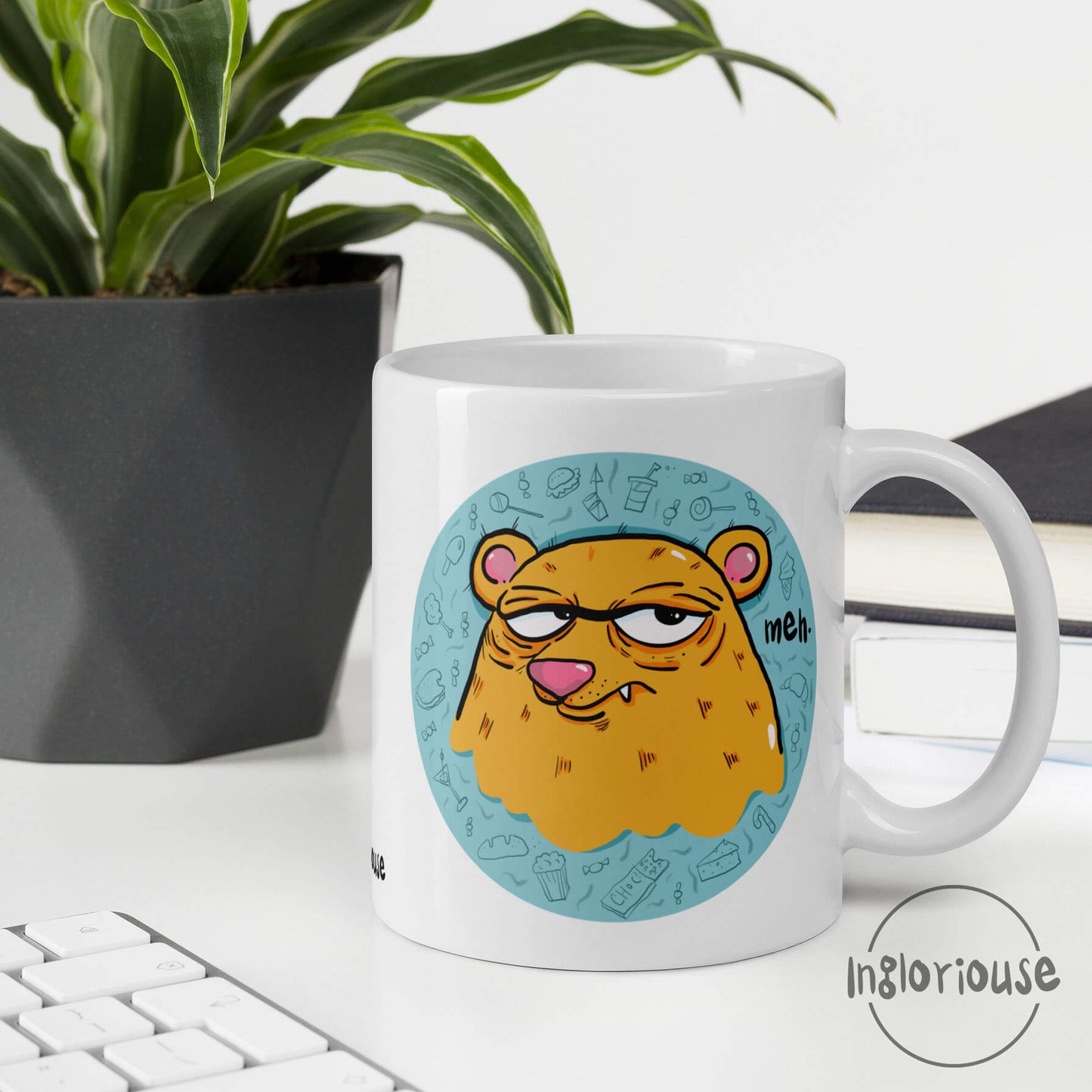 Grumpy mug - Meh bear (11oz)