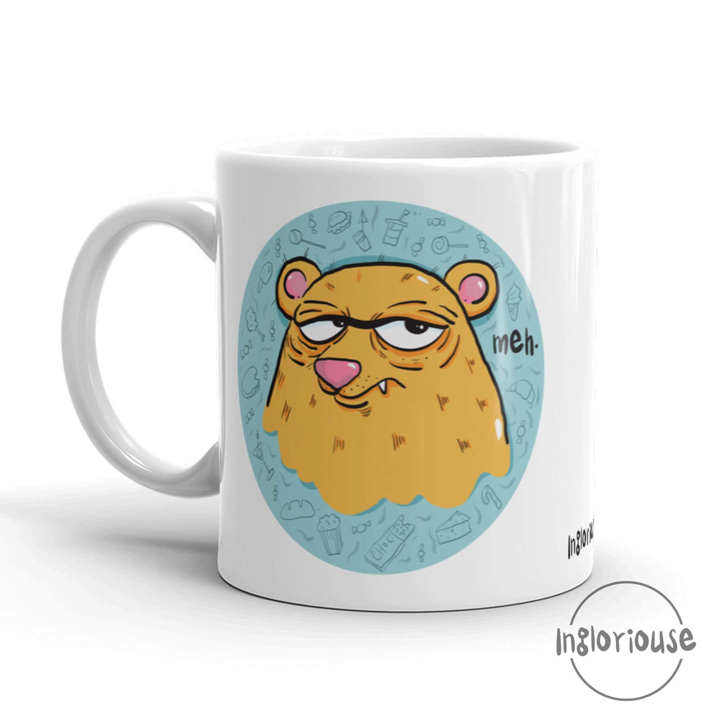 Grumpy mug - Meh bear (11oz)