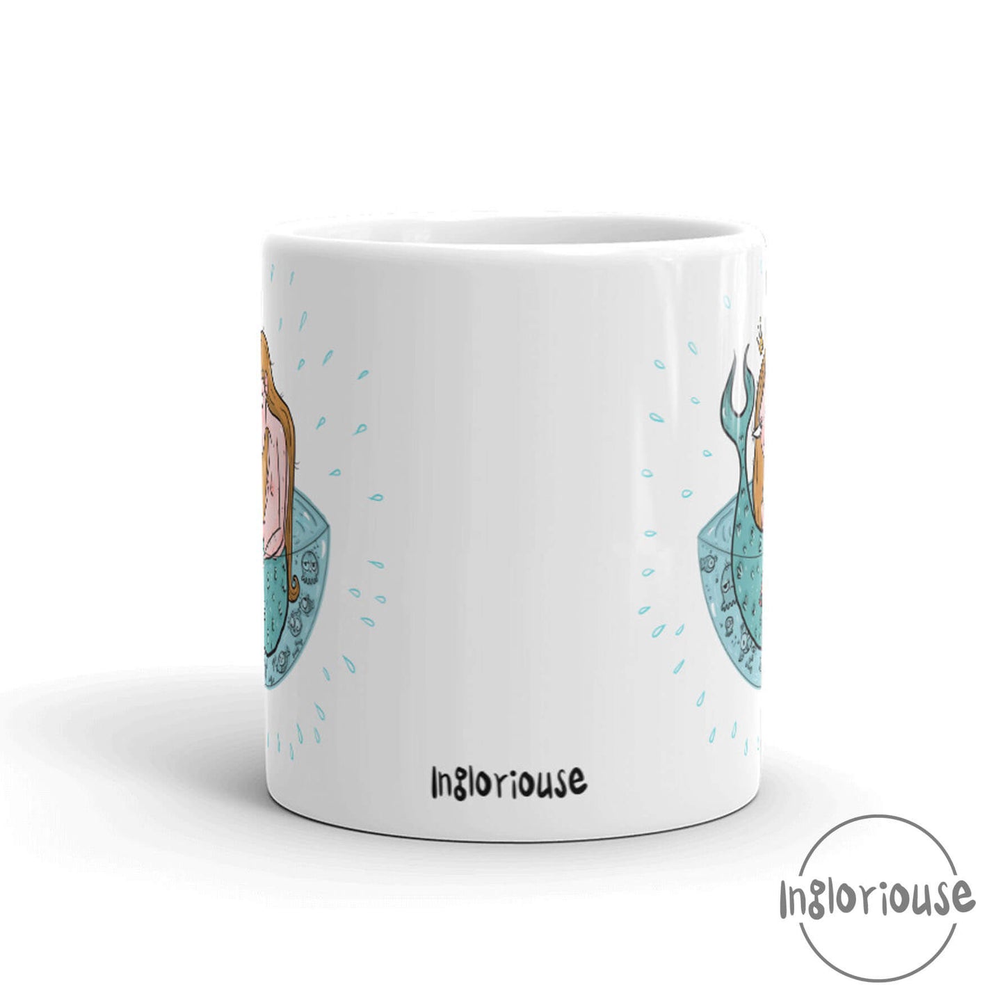 Rude mermaid mug (11oz)