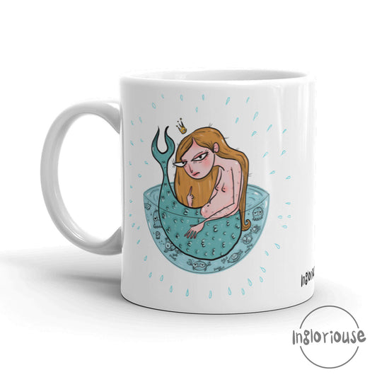 Rude mermaid mug (11oz)