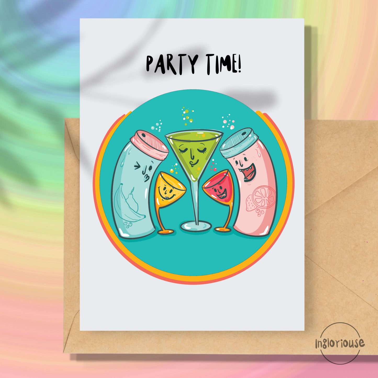 Cocktail card (15x10cm with envelope)